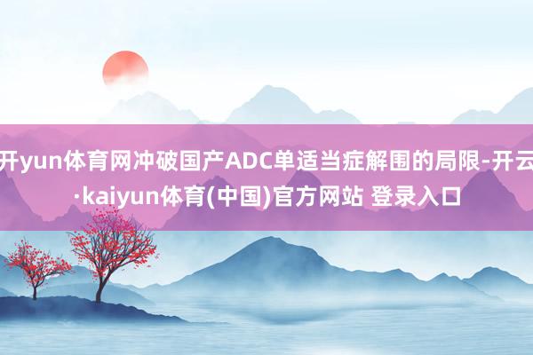 开yun体育网冲破国产ADC单适当症解围的局限-开云·kaiyun体育(中国)官方网站 登录入口
